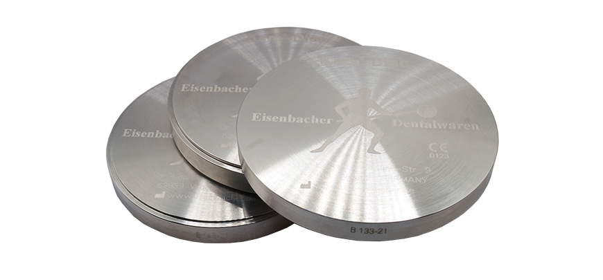 Titanium Disc für die Bearbeitung in Fräsmaschinen